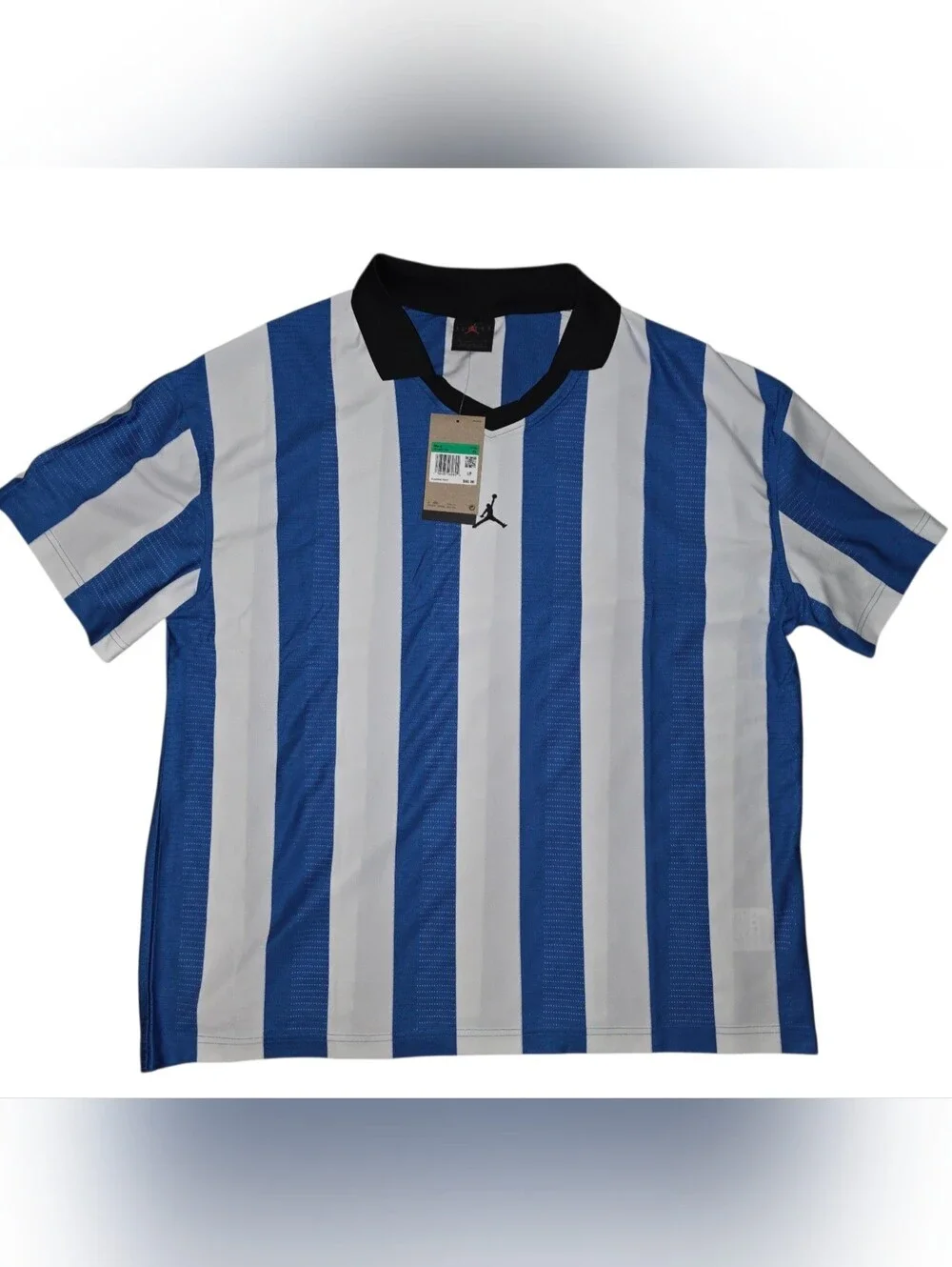 Jordan Brooklyn Men Collegiate Goalie Top Blue White Size XL HV0107-133 NWT $90
